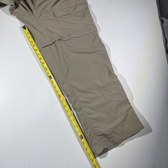 The North Face Pants Mens XL Tan Paramount Pro Convertible Hiking Outdoor Belted - Picture 14 of 14